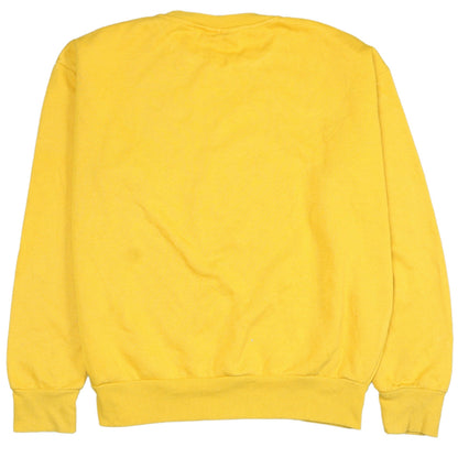 Disney Women Yellow Winnie the Pooh Pullover Sweatshirt XS