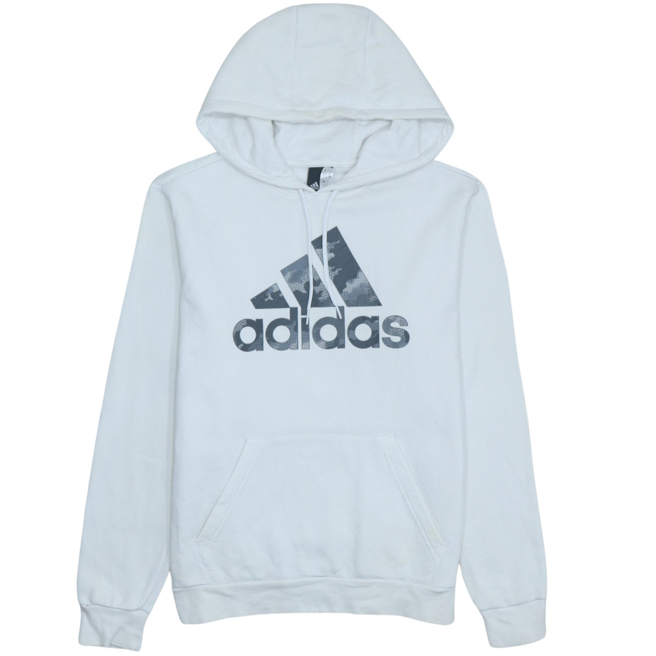 Adidas Men's White Pullover Hoodie XS Sports Fleece Sweatshirt