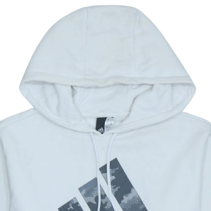 Adidas Men's White Pullover Hoodie XS Sports Fleece Sweatshirt