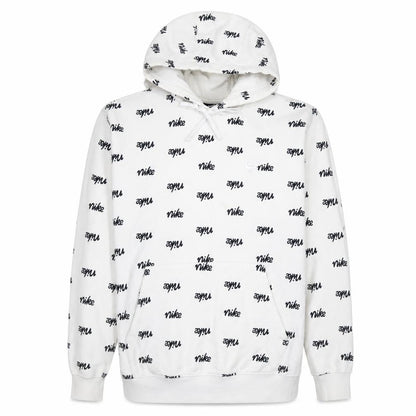 Nike Men's White Graphic Print Pullover Hoodie Size S