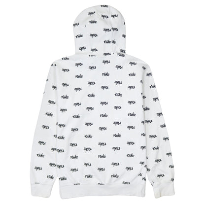 Nike Men's White Graphic Print Pullover Hoodie Size S