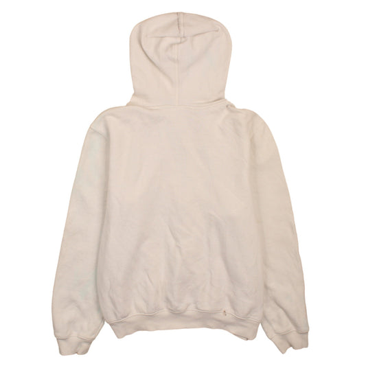 Adidas Women's White Full Zip Hoodie L Size 16 Hooded Casual Sweatshirt