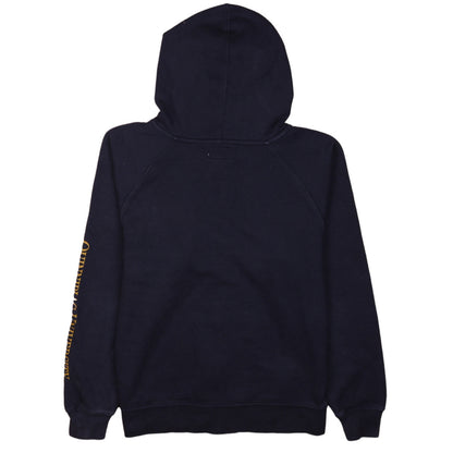 Champion Mens Blue Full Zip Hoodie M Quinnipiac University Fleece