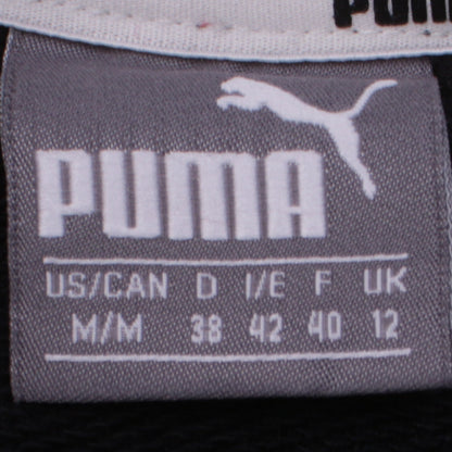 Puma Womens Black Track Jacket Size 12 Full Zip Lightweight