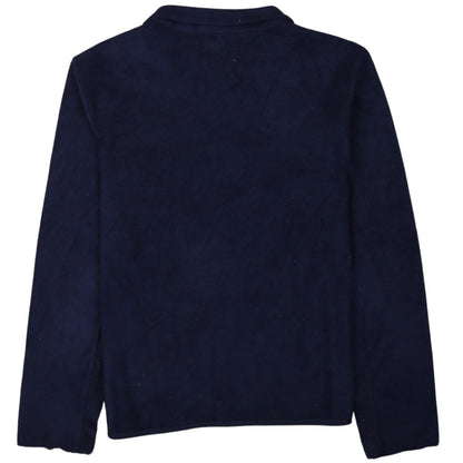 Kappa Men's Blue Fleece Full Zip Jacket Size L Casual Sportswear
