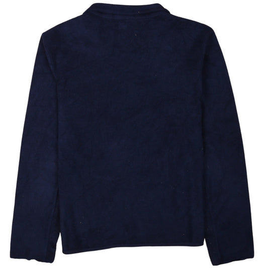 Kappa Men's Blue Fleece Full Zip Jacket Size L Casual Sportswear