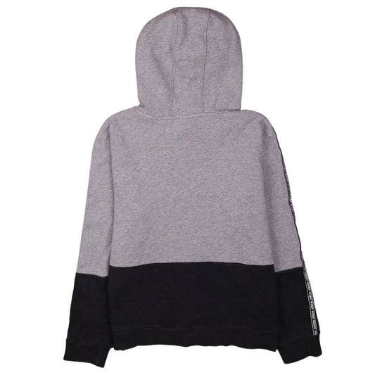 Adidas Girls Grey Pullover Hoodie 14 Years Hooded Colourblock Sweatshirt
