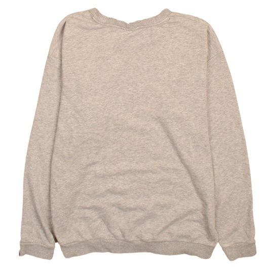 Puma Womens Grey Crew Neck Pullover Sweatshirt Size 12