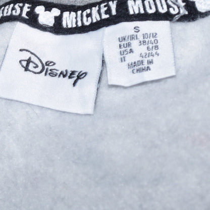 Disney Womens Grey Mickey Mouse Print Pullover Sweatshirt Size S