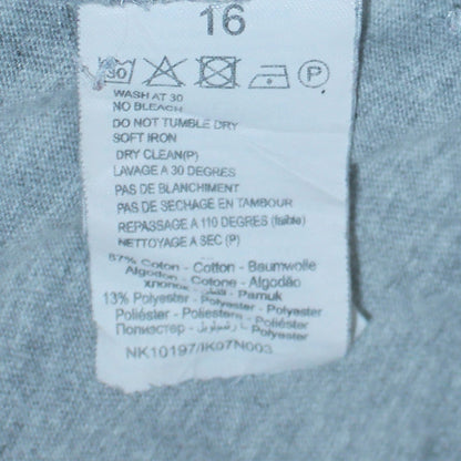 Levi's Boys Grey Long Sleeve 501 Logo T-Shirt Size 16 Years