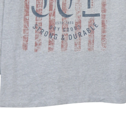Levi's Boys Grey Long Sleeve 501 Logo T-Shirt Size 16 Years