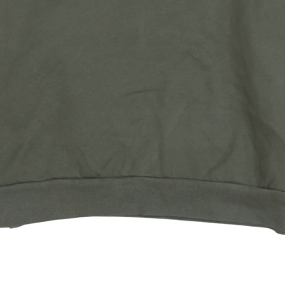 Puma Womens Green Pullover Hoodie Size L Relaxed Fit Sweatshirt