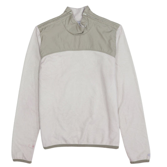Nike Women Beige Therma Fit Fleece Pullover Sweatshirt Size L