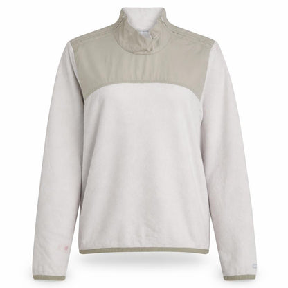 Nike Women Beige Therma Fit Fleece Pullover Sweatshirt Size L