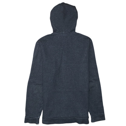 Adidas Men's Grey Full Zip Hooded Sweatshirt Medium Sports Fleece
