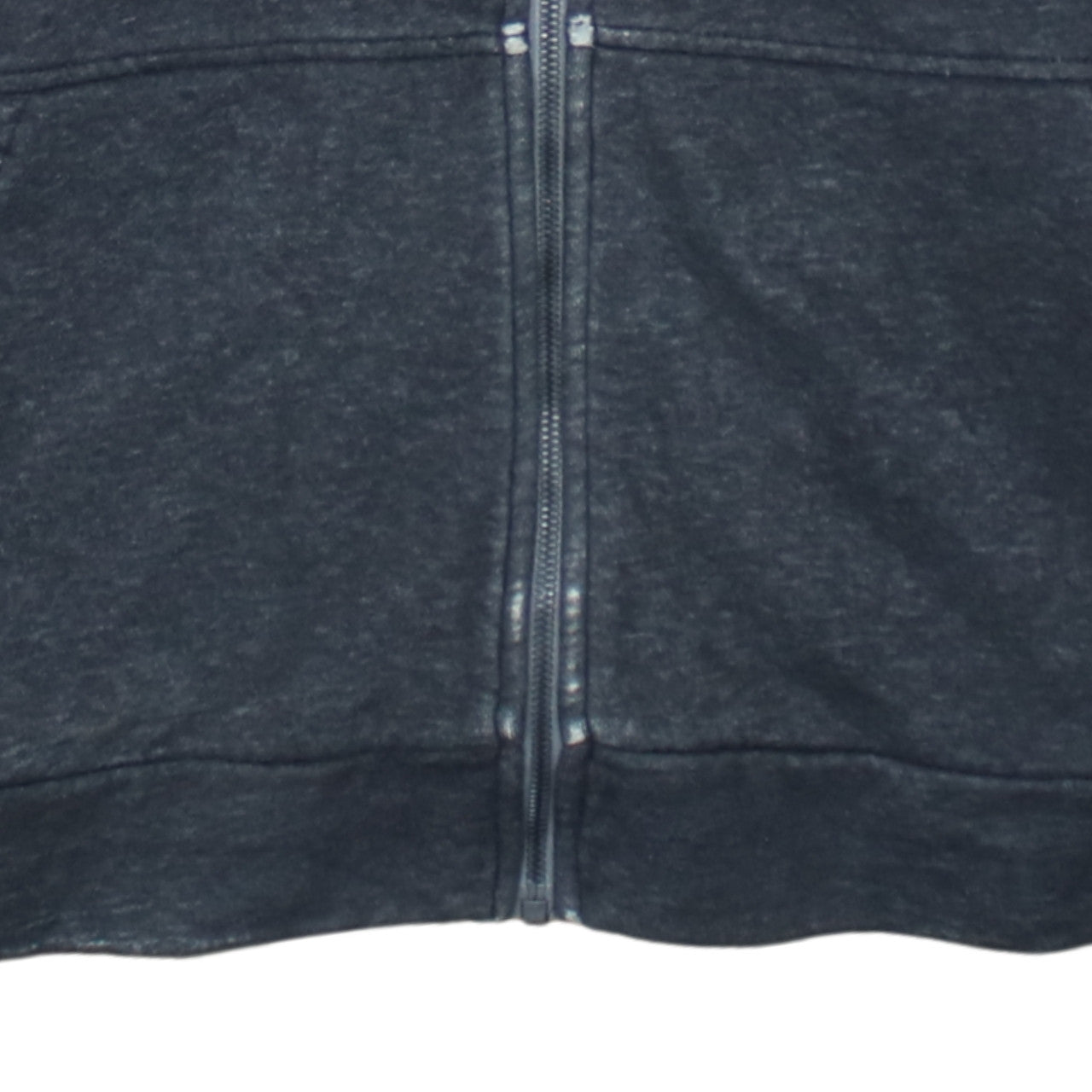 Adidas Men's Grey Full Zip Hooded Sweatshirt Medium Sports Fleece