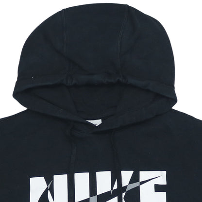 Nike Mens Black Pullover Hoodie L Sportswear Graphic Print
