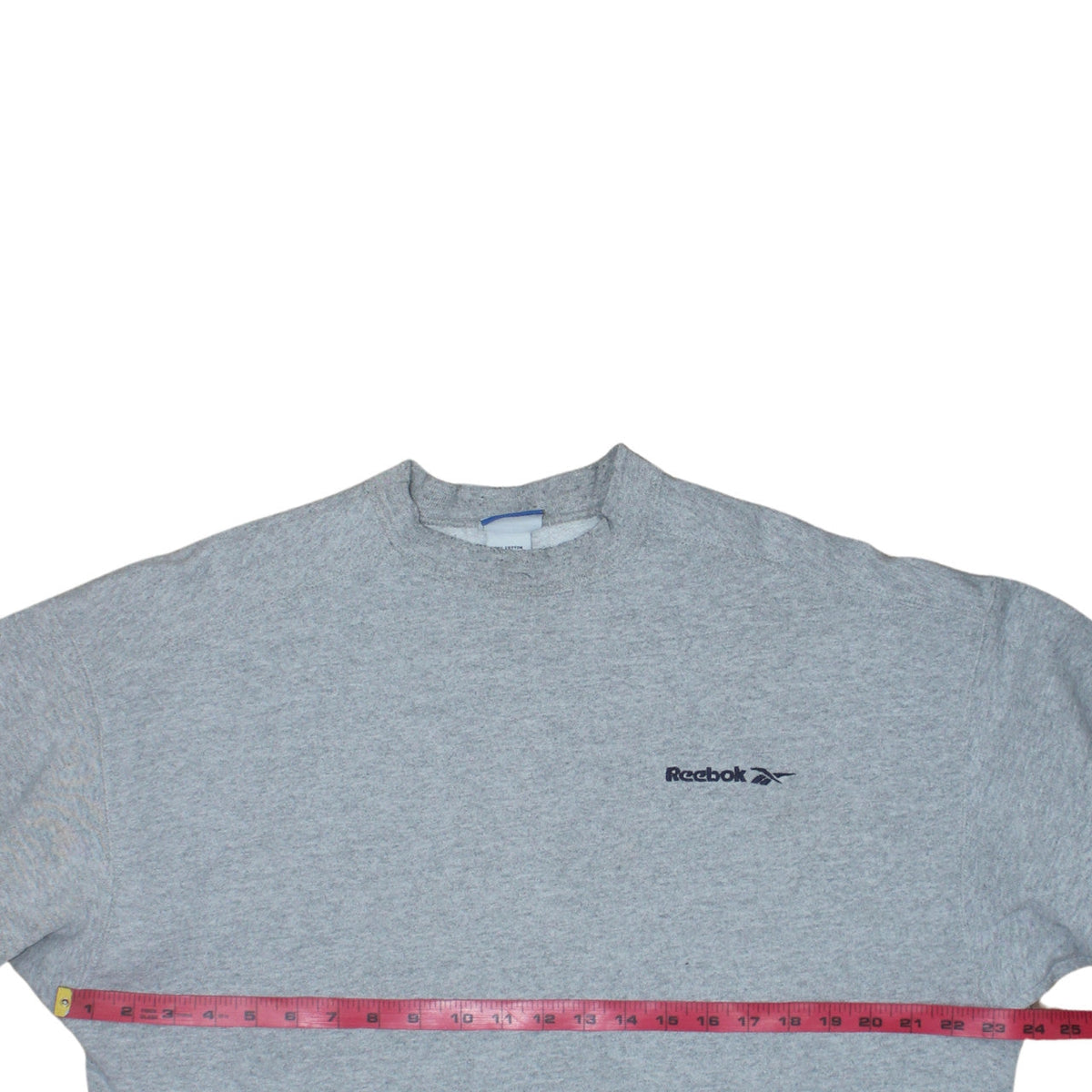 Reebok Men's Grey Regular Fit Crew Neck Sweatshirt M
