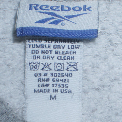 Reebok Men's Grey Regular Fit Crew Neck Sweatshirt M