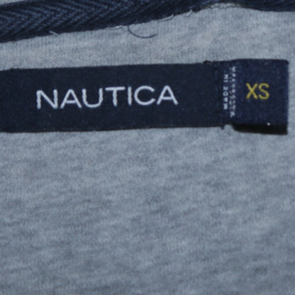 Nautica Men's Beige Full Zip Hoodie XS Regular Fit