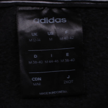 Adidas Womens Black Hoodie Size 12-14 Pullover Logo Sportswear