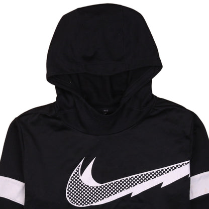 Nike Boys Black Dri-FIT Hooded Pullover Sweatshirt XL