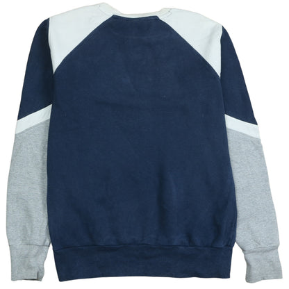 Ellesse Womens Blue Colourblock Logo Sweatshirt Size 10