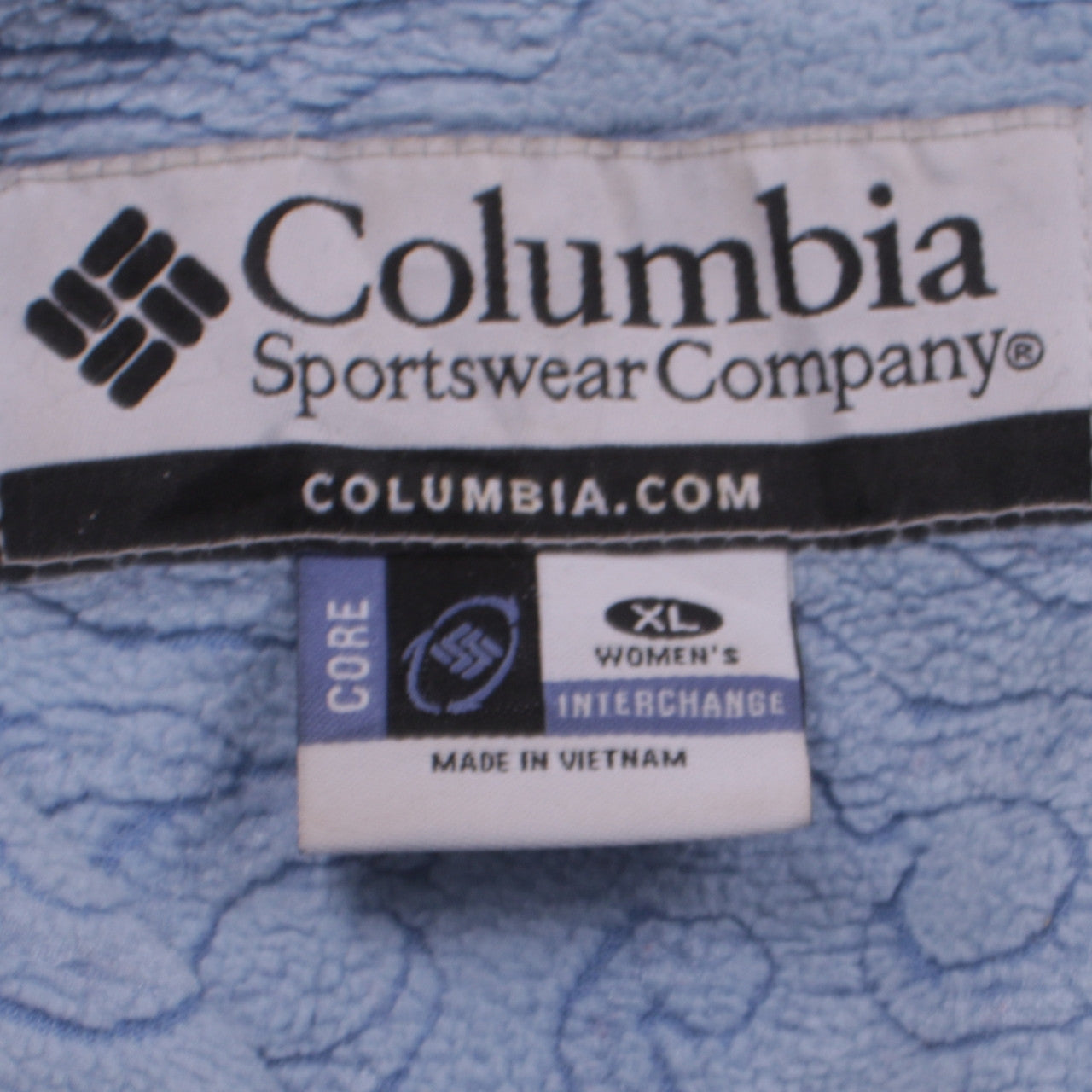 Columbia Women Blue XL Interchange Full Zip Polyester Activewear Jacket