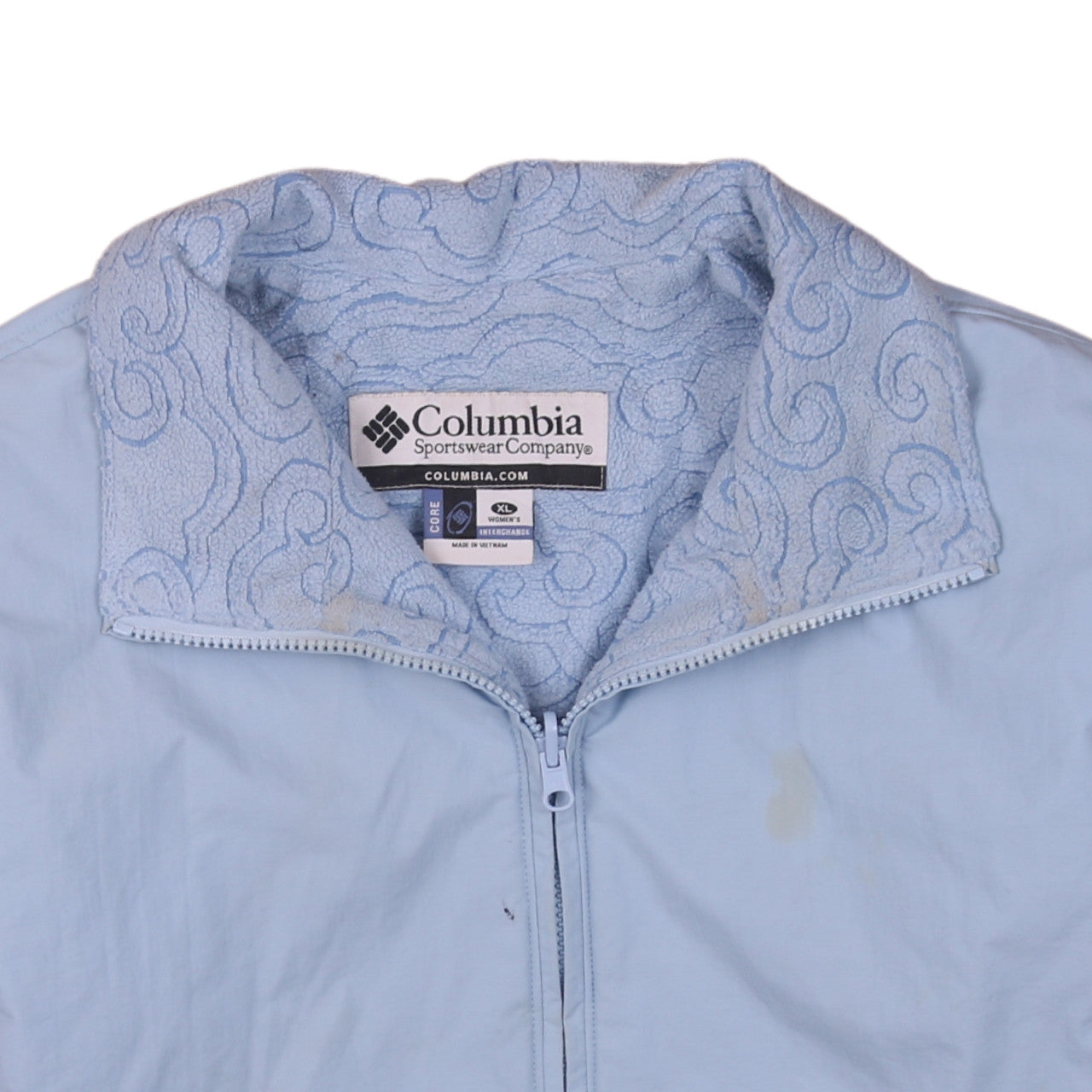 Columbia Women Blue XL Interchange Full Zip Polyester Activewear Jacket