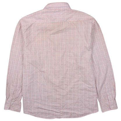 U.S. Polo Assn. Men's Beige Check Button-Down Shirt Size 16.5