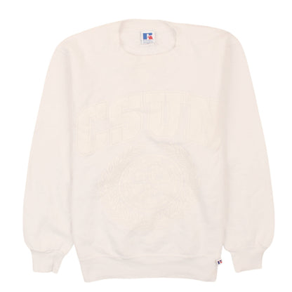 Russell Athletic Women Beige CSUN Pullover Sweatshirt Size S