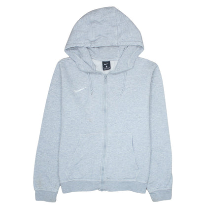Nike Men's Grey Full Zip Hoodie M Regular Fit Sweatshirt