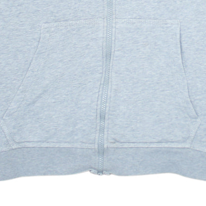 Nike Men's Grey Full Zip Hoodie M Regular Fit Sweatshirt