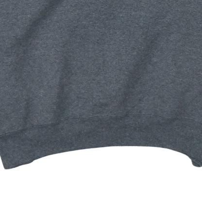 Champion Men’s Grey V-Neck Pullover Fleece Sweatshirt Size L