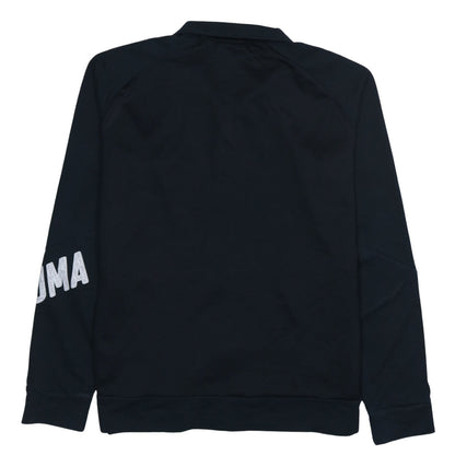 Puma Womens Black Size 14 Track Jacket Lightweight Full Zip Activewear
