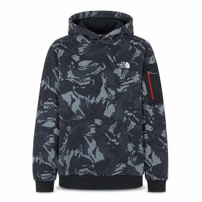 The North Face Men's Grey Camouflage Pullover Hoodie Size S
