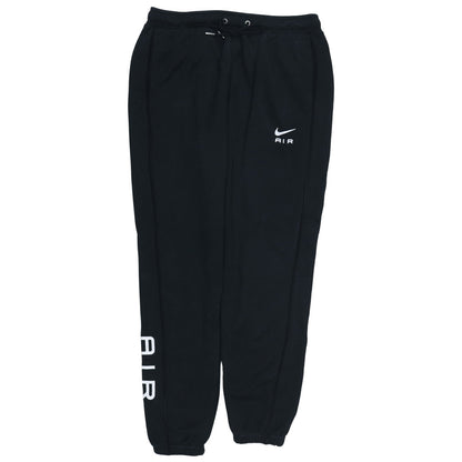 Nike Air Men's Black Jogger Trousers Size M Regular Fit Fleece