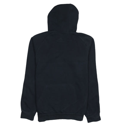 Adidas Mens Black Small Pullover Hoodie with Logo and Drawstring