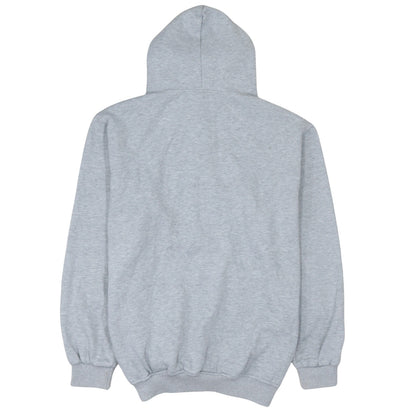 Champion Mens Grey 2XL Pullover Hoodie Embroidered Logo Fleece