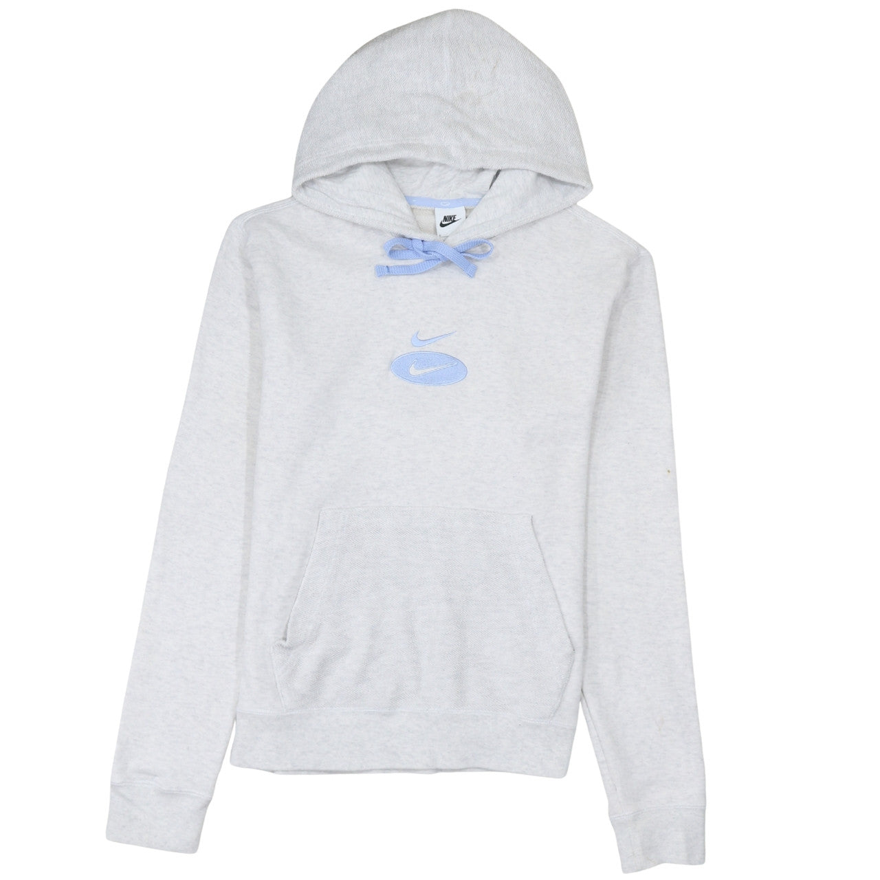 Nike Womens Light Grey Hoodie Small Pullover Hooded Sweatshirt
