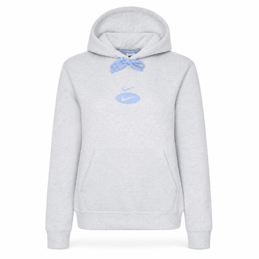 Nike Womens Light Grey Hoodie Small Pullover Hooded Sweatshirt