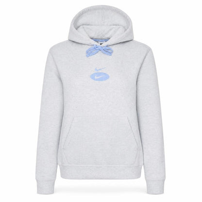 Nike Womens Light Grey Hoodie Small Pullover Hooded Sweatshirt