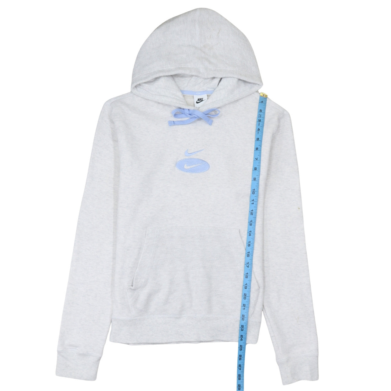 Nike Womens Light Grey Hoodie Small Pullover Hooded Sweatshirt