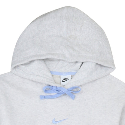 Nike Womens Light Grey Hoodie Small Pullover Hooded Sweatshirt