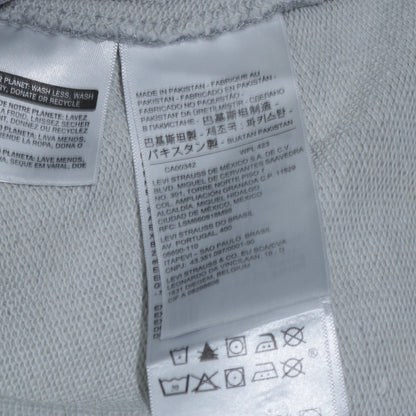 Levi's Men's Grey Relaxed Fit Pullover Hoodie XS Graphic Logo