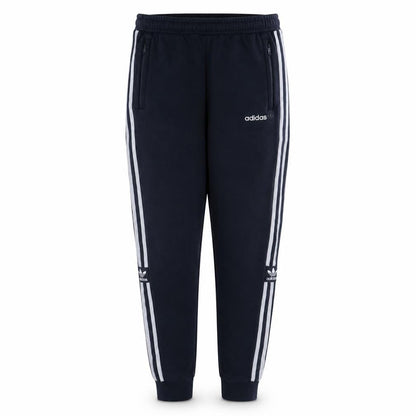Adidas Boys Blue Jogger Sweatpants 15-16 Years Elastic Waist Fleece Activewear