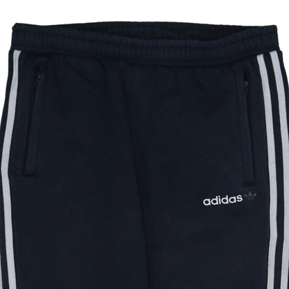 Adidas Boys Blue Jogger Sweatpants 15-16 Years Elastic Waist Fleece Activewear