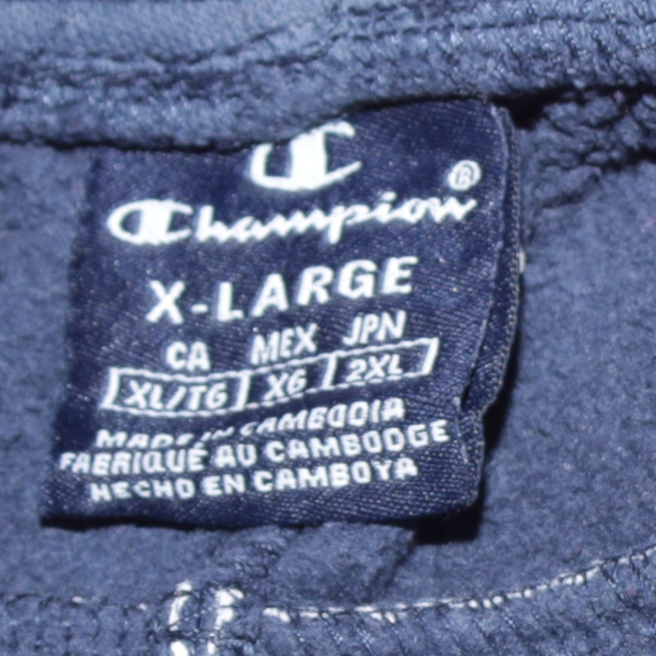 Champion Men’s Blue XL Fleece Sweatpants Joggers Tapered Fit