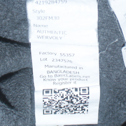 Kappa Men's Grey Pullover Hoodie Large Logo Sportswear