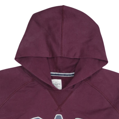 GAP Women’s Burgundy Hooded Pullover Sweatshirt XL Cotton Blend